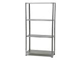 Ραφιέρα Βαρεώς Τύπου Ασημί Μέταλλο 30x75x145cm