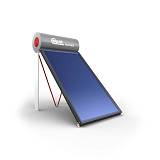 Calpak Mark 5 160lt 2.6m² Glass Διπλής Ενέργειας Ηλιακός Θερμοσίφωνας Με Επιλεκτικό Συλλέκτη και Βάση Ταράτσας