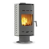 Thermiki ATS ZERO Σόμπα Ξύλου Ατσάλινη 12kw Στρογγυλή