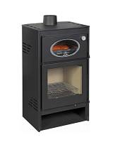 Alfatherm Brasero Mini Σόμπα Ξύλου Με Φούρνο Ατσάλινη Απλή 10kw