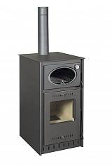 Alfatherm AL02-S Σόμπα Ξύλου Με Φούρνο Ατσάλινη Απλή 15kw