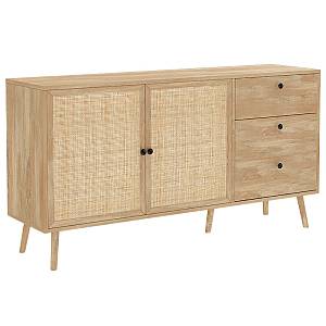 Μπουφές Oslo pakoworld sonoma 150x39x79εκ