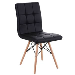 Καρέκλα ArteLibre CUPPLESSUS Μαύρο PU 43x55x86cm