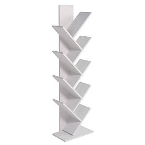 Βιβλιοθήκη ArteLibre AZIZI Λευκό Μοριοσανίδα 35x19.5x130cm