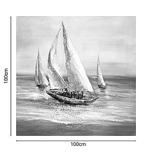 Πίνακας σε καμβά Sailer Inart 100x3x100εκ
