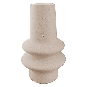 Βάζο Radon Κεραμικό Μπεζ/Γκρι 2Τμχ 19.5x11cm