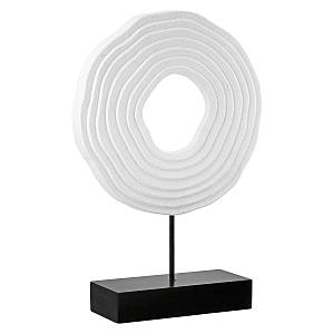 Ανάγλυφο Σταντ Pezzo MDF Μαύρο/Λευκό 6.5x20x30cm