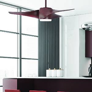 ΑΝΕΜΙΣΤΗΡΑΣ ΟΡΟΦΗΣ DIMMABLE ΦΩΣ Φ132 DC40W 3 ΠΤΕΡΥΓΙΑ ΚΑΦΕ ABS ΜΕ ΤΗΛΕΧΕΙΡΙΣΤΗΡ 2 ΑΝΑΡΤΗΣΕΙΣ 15&25ΕΚ