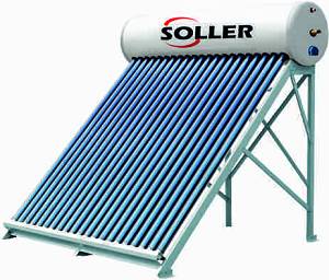 Soller 225lt 3,11m² 24 Σωλήνες Inox Ανοξείδωτος Διπλής Ενέργειας Ηλιακός Θερμοσίφωνας Με Χάλκινο Εναλλάκτη Τεχνολογίας Κενού