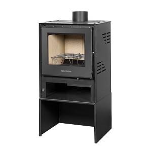 Alfatherm Brasero Stove Air Σόμπα Ξύλου Ατσάλινη Αερόθερμη Με Βεντιλατέρ 10kw