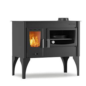 Thermiki ATS ΜΑSΙΝΑ VERGINA Σόμπα Ξύλου Ατσάλινη Με Φούρνο 10kw