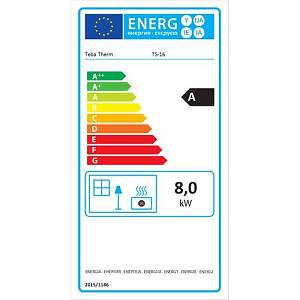 Teba TS-16 Σόμπα Ξύλου Με Φούρνο 8kw