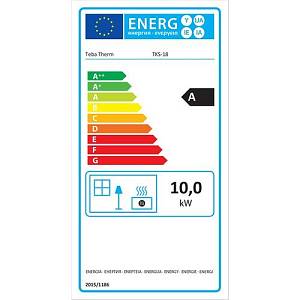 Teba TKS-18 Σόμπα Ξύλου Με Φούρνο 8kw
