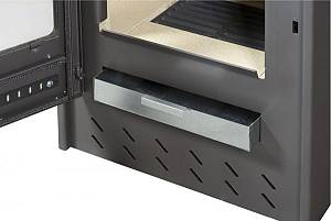 Alfatherm AL02 Σόμπα Ξύλου Με Φούρνο Ατσάλινη Απλή 15kw