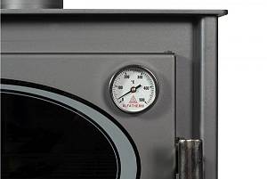 Alfatherm AL02-S Σόμπα Ξύλου Με Φούρνο Ατσάλινη Απλή 15kw