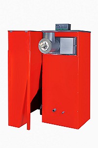 Halcotherm LN3B 40 Λέβητας Ξύλου Πέλλετ-Pellet Βιομάζας 40.000kcal/h 3 Διαδρομών Με Ενισχυμένο Κοχλία