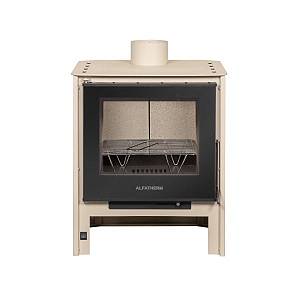 Alfatherm Brasero Stove Air Σόμπα Ξύλου Ατσάλινη Αερόθερμη Με Βεντιλατέρ 10kw