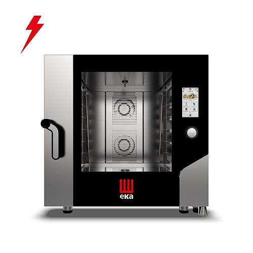 EKA MKF 664 TS Φούρνος κυκλοθερμικός 6 θέσεων 600x400mm απευθείας ψεκασμού με ενσωματωμένο πλύσιμο