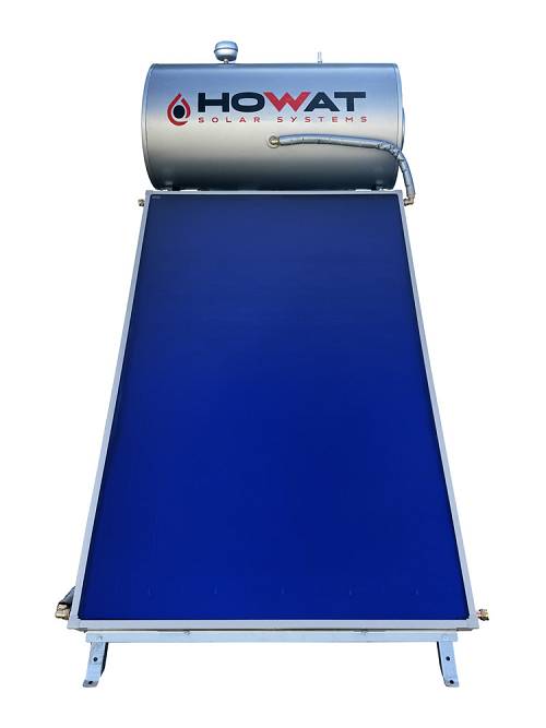 Howat Inox Series 160lt 2.4m² Inox Ανοξείδωτος Τριπλής Ενέργειας Ηλιακός Θερμοσίφωνας Με Επιλεκτικό Συλλέκτη και Βάση Ταράτσας