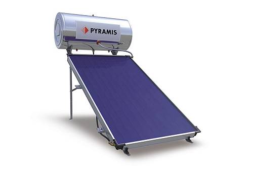 Pyramis Ηλιακός Θερμοσίφωνας 160lt 2m² Glass Τριπλής Ενέργειας