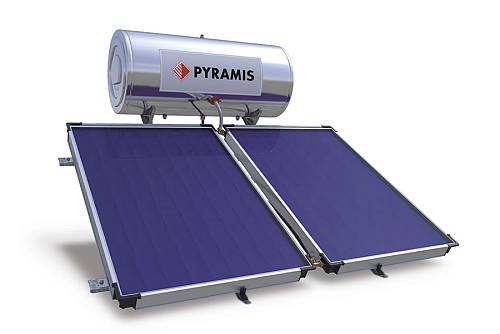 Pyramis Ηλιακός Θερμοσίφωνας 200lt 4m² Τριπλής Ενέργειας