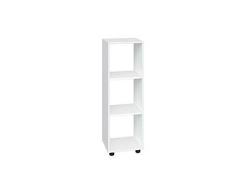Βιβλιοθήκη ανοιχτή 35x33x106, Kubo 3 Λευκό, Genomax
