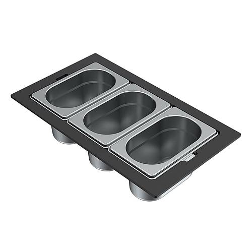 Μπολ ανοξείδωτο για νεροχύτη SINTESI Frame Inox KF013100IN ELLECI