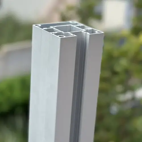 Κολώνα ανοδιωμένο αλουμίνιο ματ - 7,5 x 7,5 x 140εκ.