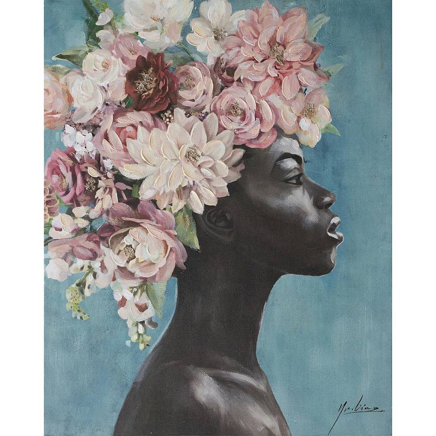 Πίνακας ArteLibre Γυναικεία Φιγούρα Καμβάς 60x90cm
