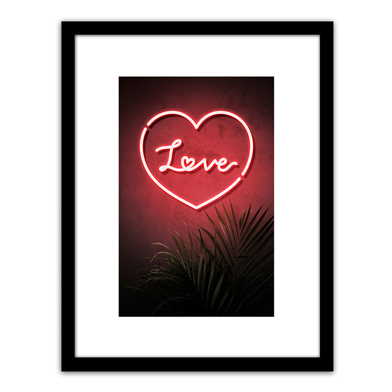 Πίνακας Σε Κορνίζα ArteLibre Πλαστικό Love 35x45x1.8cm