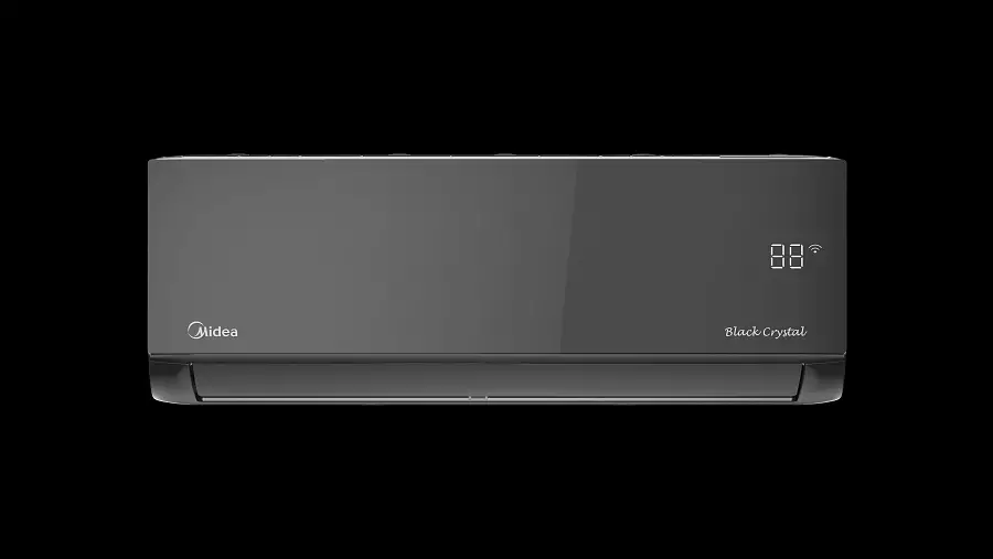 Midea Crystal Black AG16BLACK-09NXD6-I/O Κλιματιστικό Inverter 9000 BTU A++/A+++ με Ιονιστή και Wi-Fi