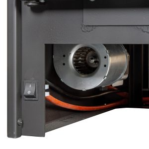 Alfatherm Brasero Stove Air Σόμπα Ξύλου Ατσάλινη Αερόθερμη Με Βεντιλατέρ 10kw