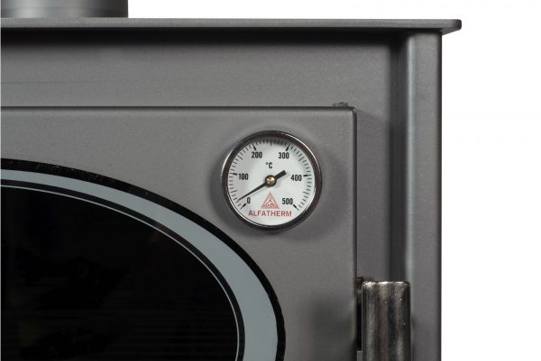 Alfatherm AL02-S Σόμπα Ξύλου Με Φούρνο Ατσάλινη Απλή 15kw