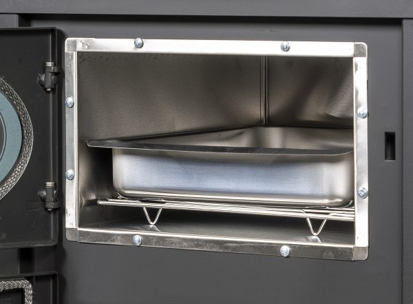 Alfatherm AL02-S Σόμπα Ξύλου Με Φούρνο Ατσάλινη Απλή 15kw