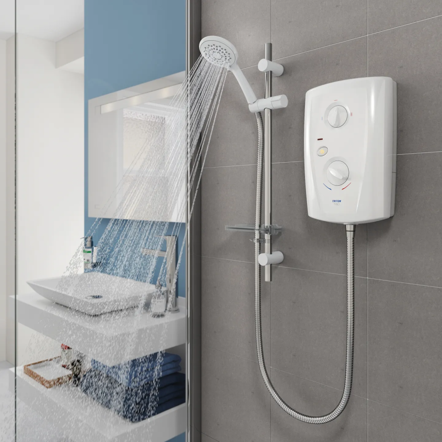 Triton T80 Pro Fit Ταχυθερμαντήρας-Ταχυθερμοσίφωνας Ηλεκτρικός Ντουζ-Μπάνιου 3,5-7,8kw Μονοφασικός Made in Germany