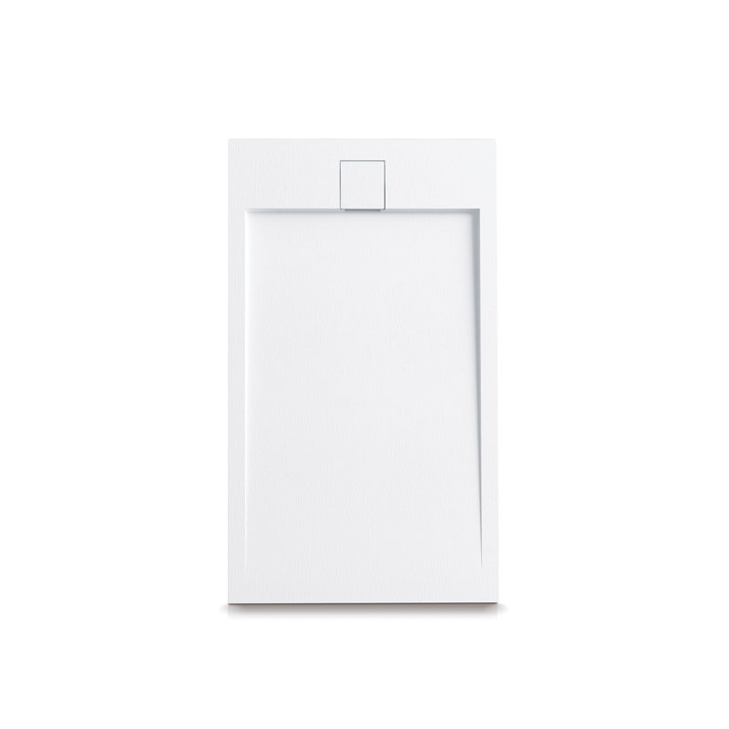 Ντουζιέρα ορθογώνια υψηλής αντοχής ROCCIA Bianco KARAG 180x80x2,5cm