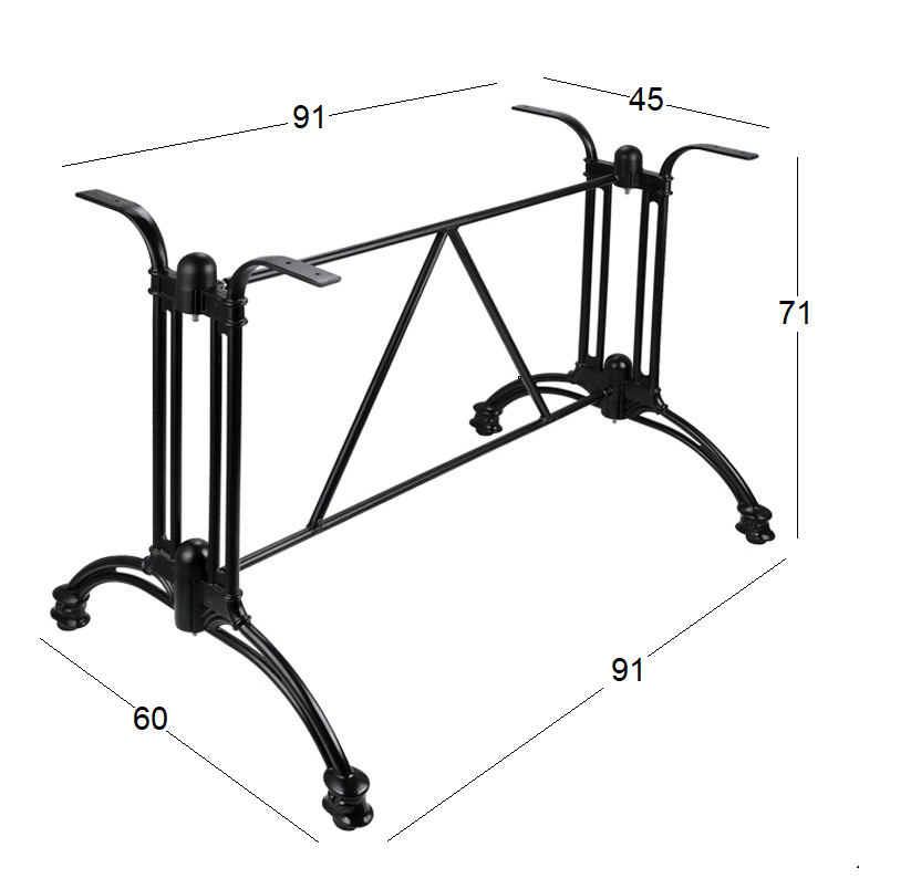 CITY 91X60Χ71εκ.ΜΑΚΡ/ΝΗ ΒΑΣΗ ΑΛΟΥΜΙΝΙΟΥ/STEEL ΜΕ ΡΕΓ/ΡΟΥΣ