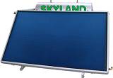 Skyland GLB 200lt 3.06m² Glass Τριπλής Ενέργειας Ηλιακός Θερμοσίφωνας Με Επιλεκτικό Οριζόντιο Συλλέκτη και Βάση Ταράτσας Χαμηλού Προφίλ Για Αντλία Θερμότητας